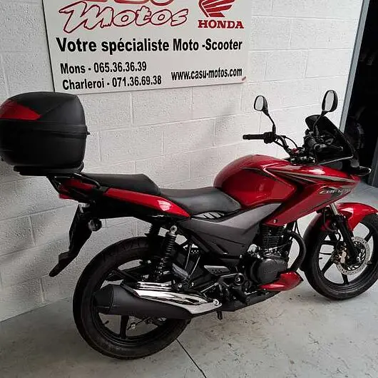Moto honda CBF125F Rouge Occasion 2013 CasuMotos Farciennes 3.webp