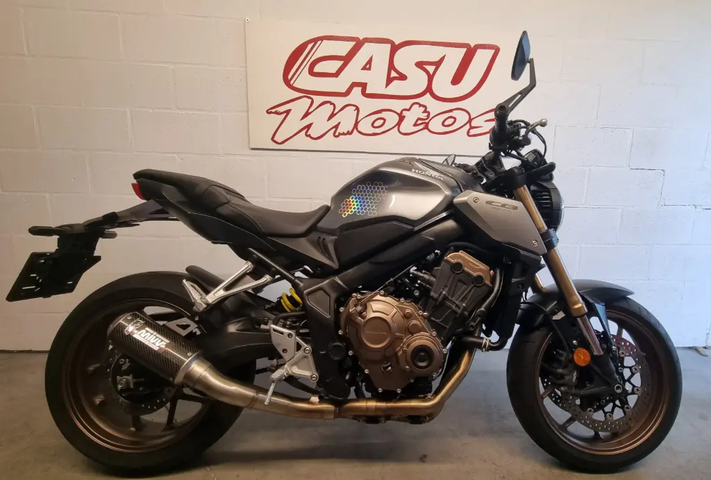 Moto Honda CB650R Grise ABS 